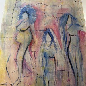 Abstract "women's rights" painting.